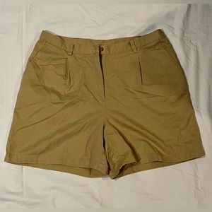 Ralph Lauren Brown Cotton Women’s Shorts - Size 16